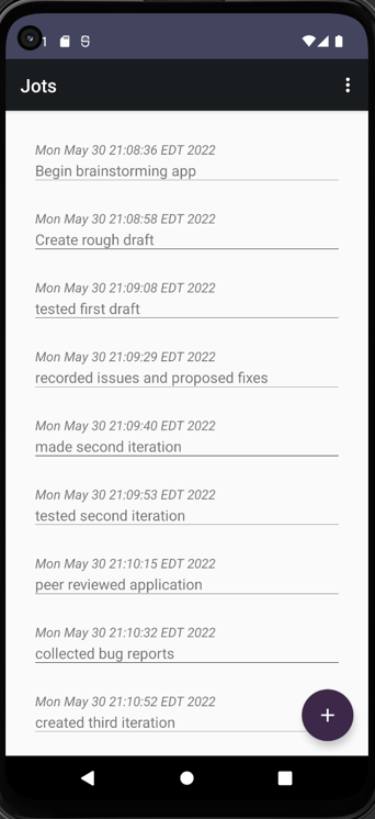 android app jots